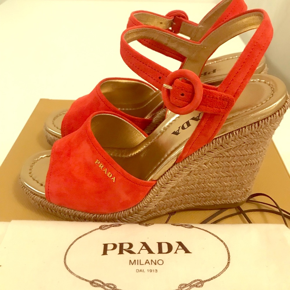 Prada Espadrille wedge